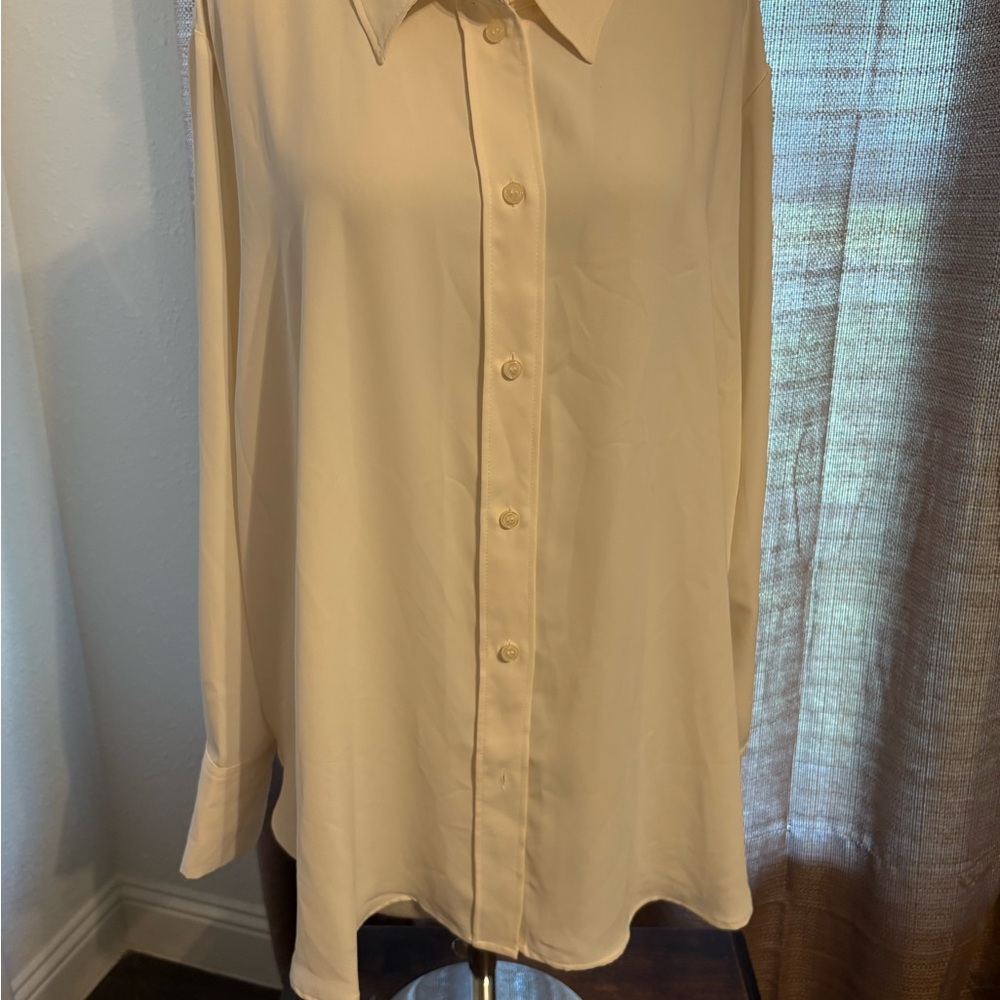 H&M White Button Down Shirt